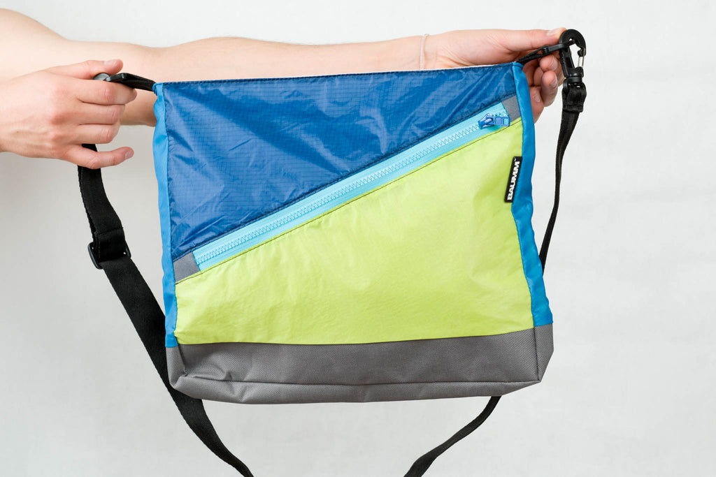 crossbody bag green blue morral g BAUMM