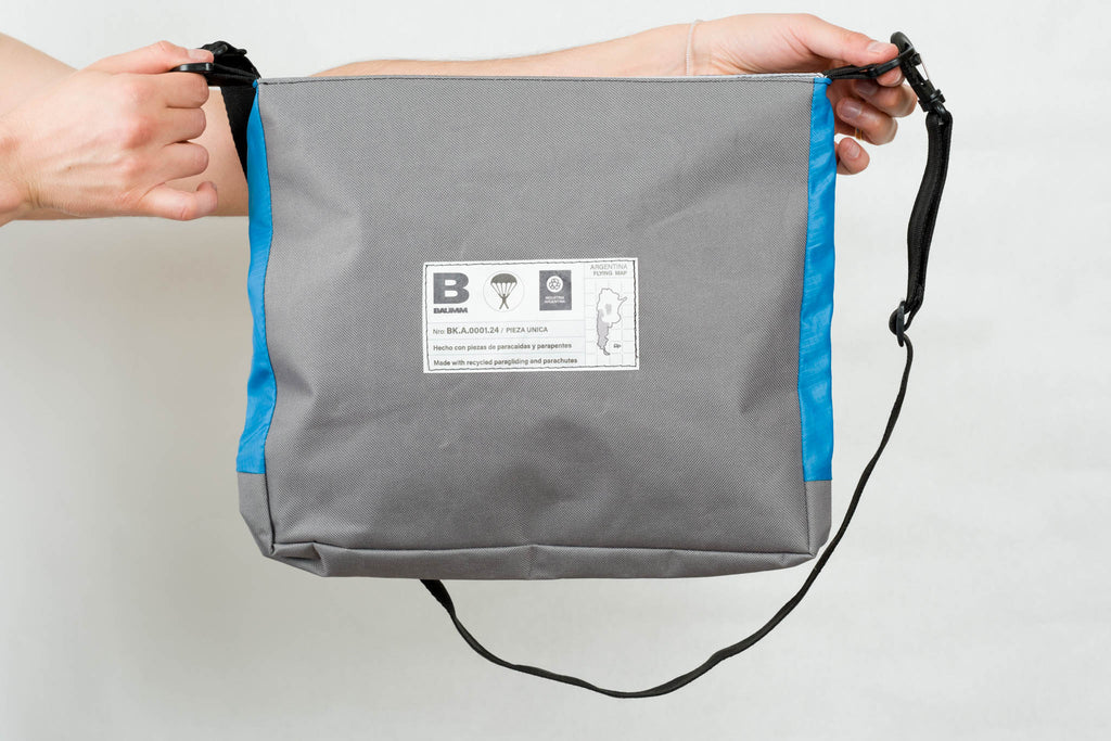 crossbody bag green blue morral g BAUMM