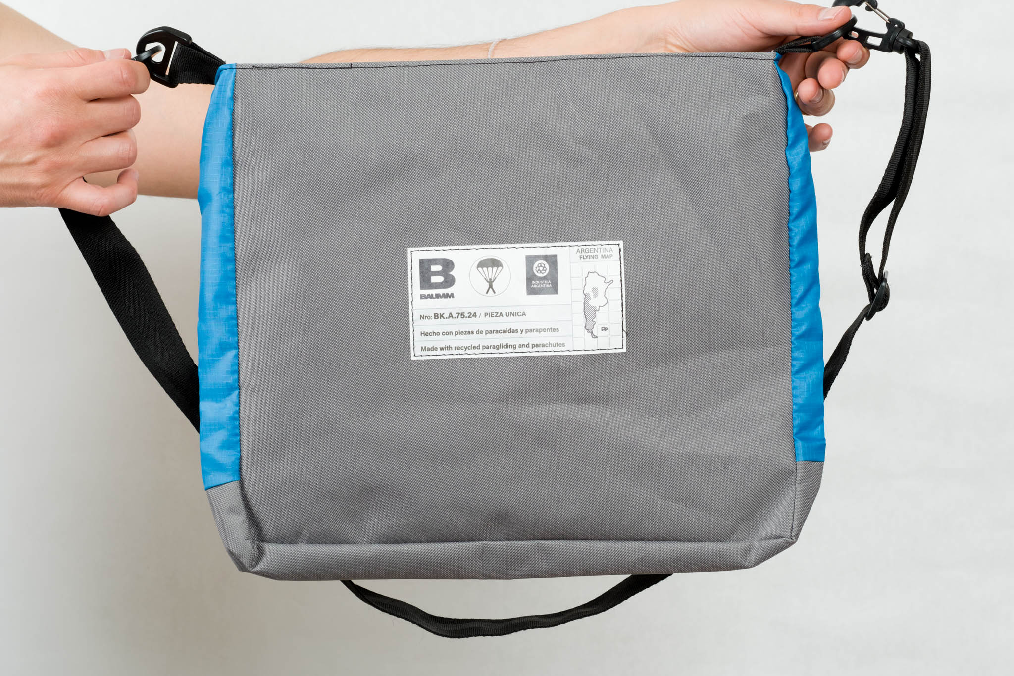 crossbody bag blue morral g BAUMM