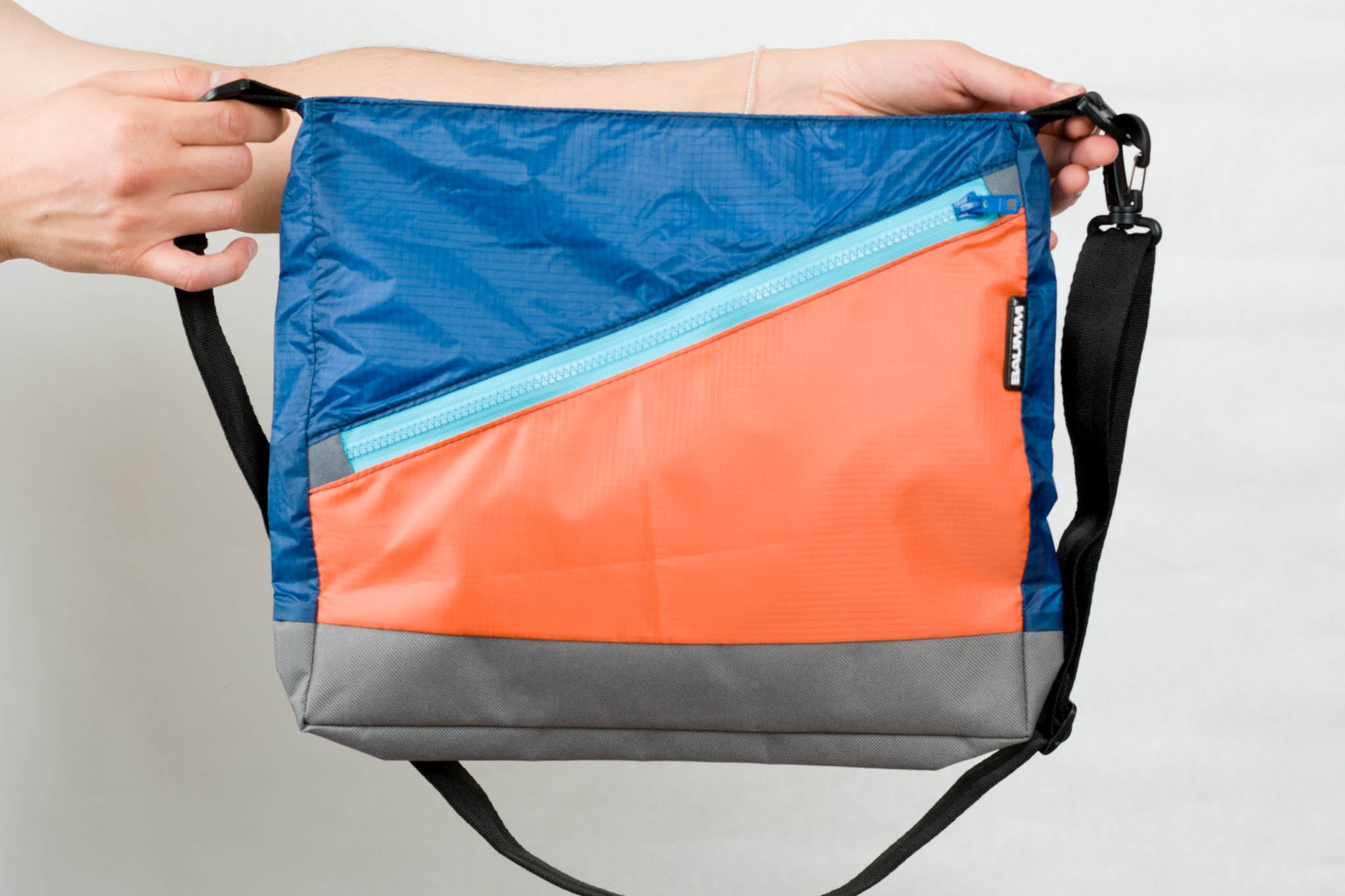 crossbody bag blue orange morral g BAUMM
