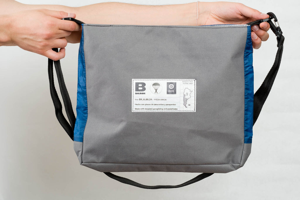 crossbody bag blue orange morral g BAUMM