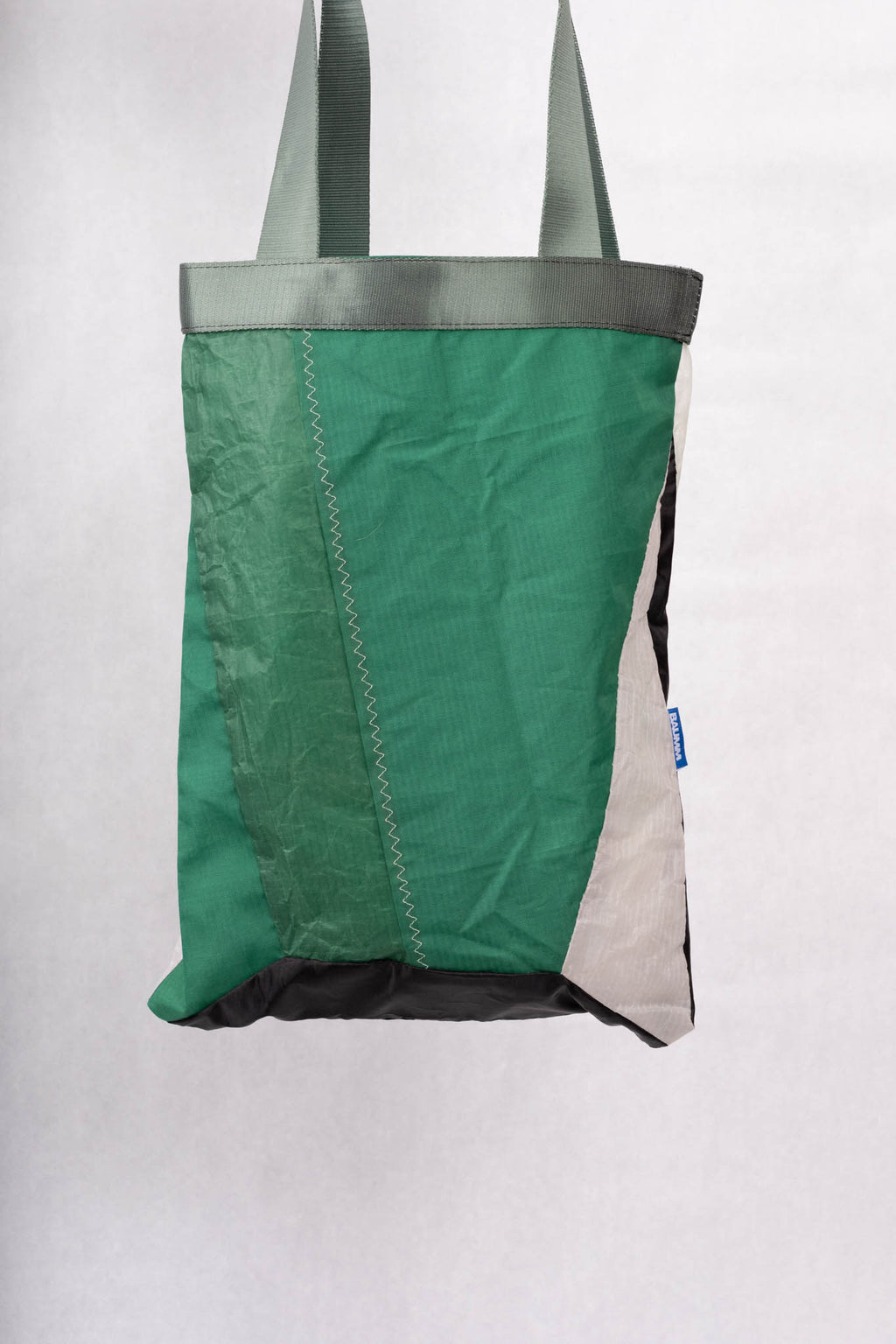 tote bag green white black BAUMM