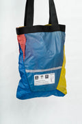 tote bag navy yellow red BAUMM
