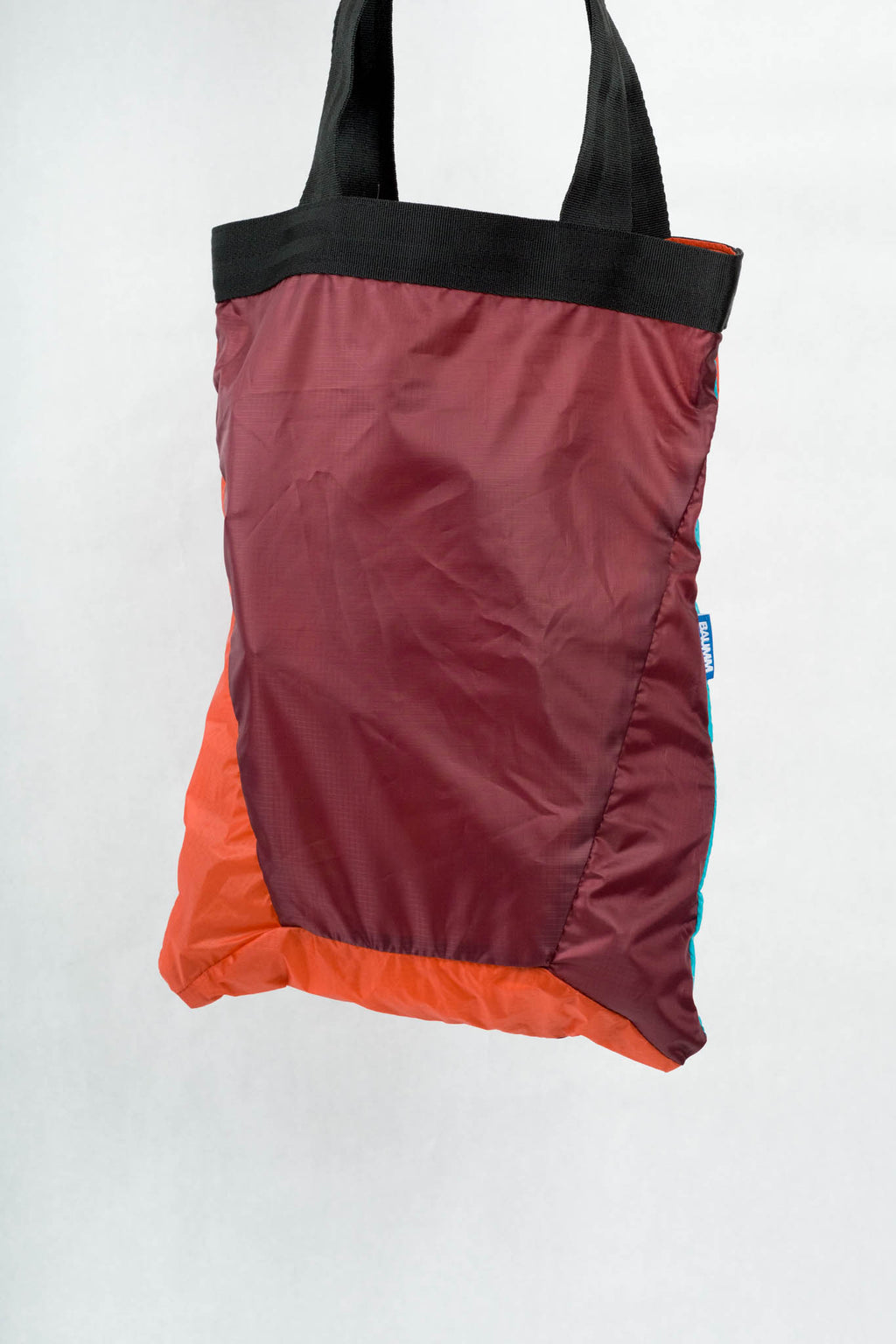 tote bag orange aqua burgundy BAUMM