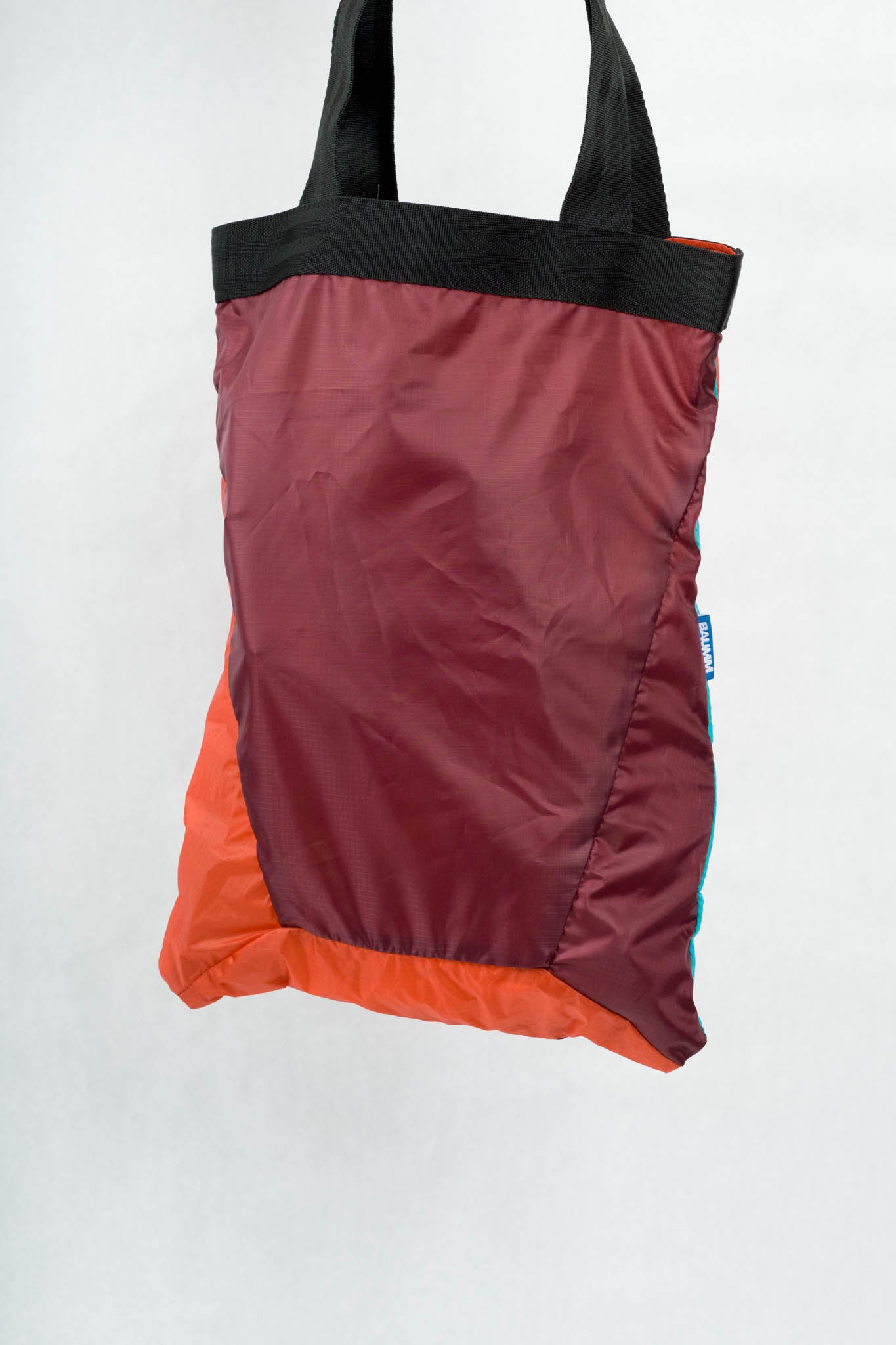 tote bag orange aqua burgundy BAUMM