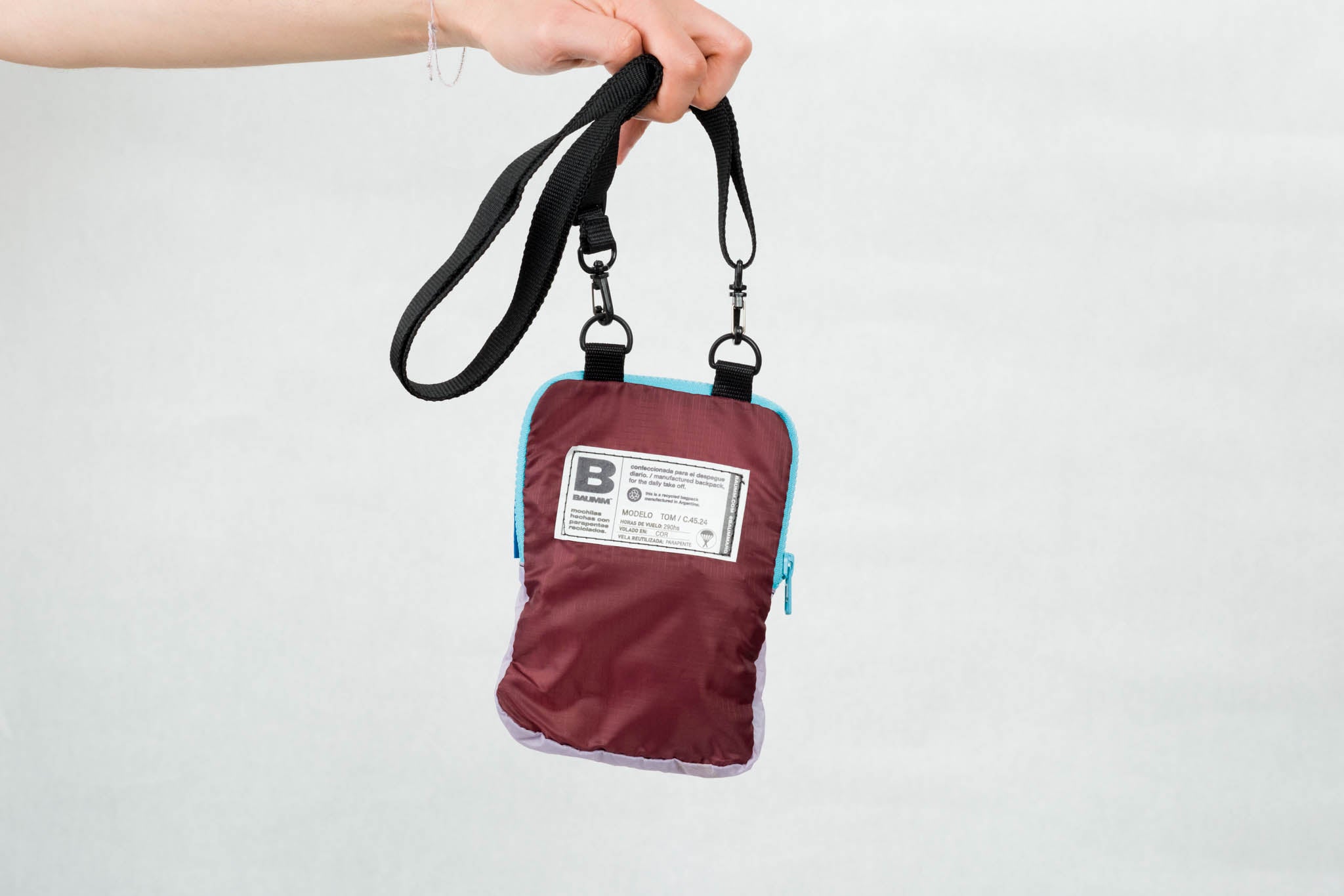 pocket bag aqua lavender tom BAUMM