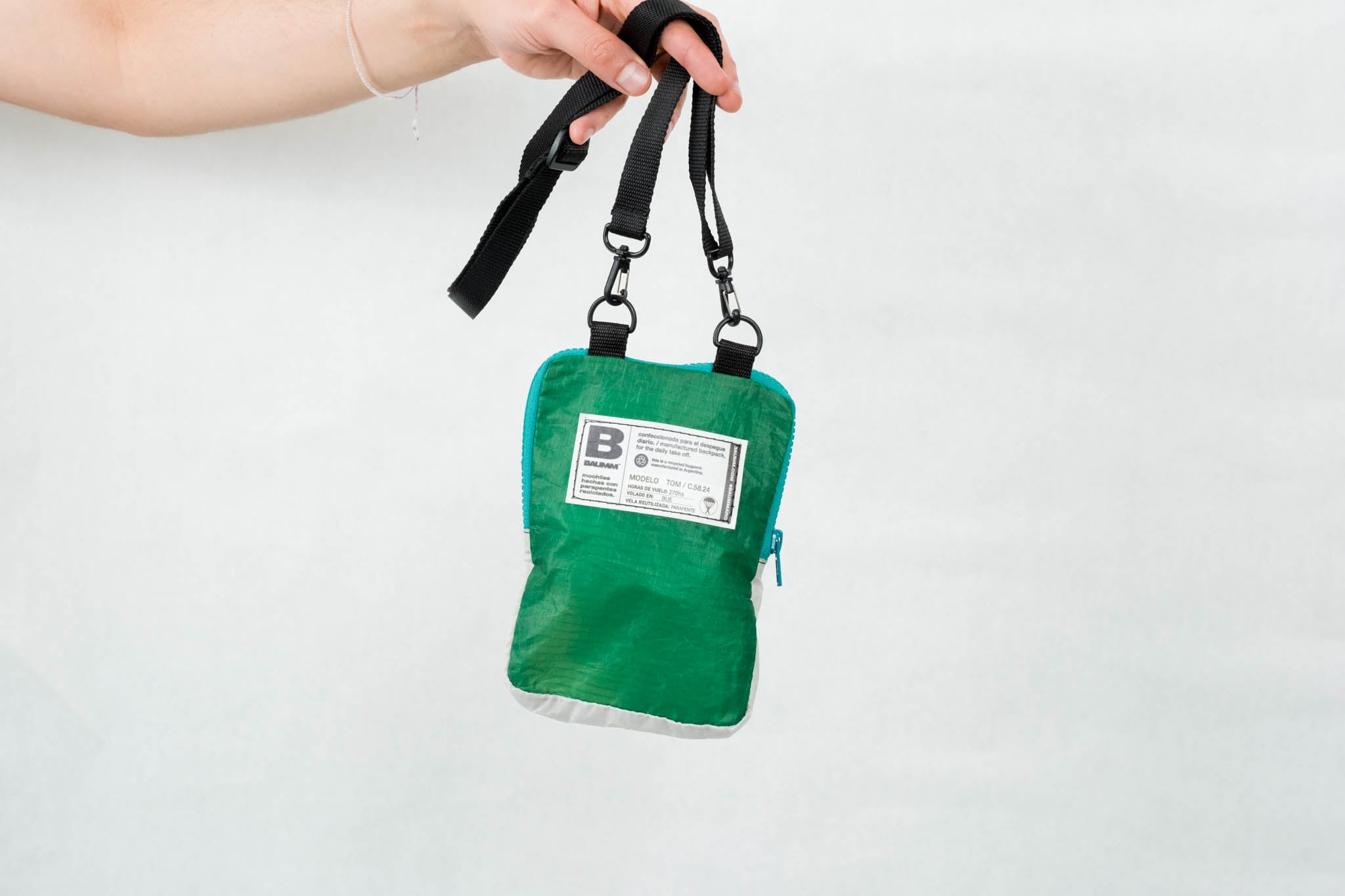 pocket bag green white black yellow tom BAUMM