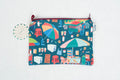 flat zipper pouch Colombian food carts BOGOTÁ CHIRRIADAS