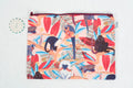 large flat zipper pouch Colombian monkeys BOGOTÁ CHIRRIADAS