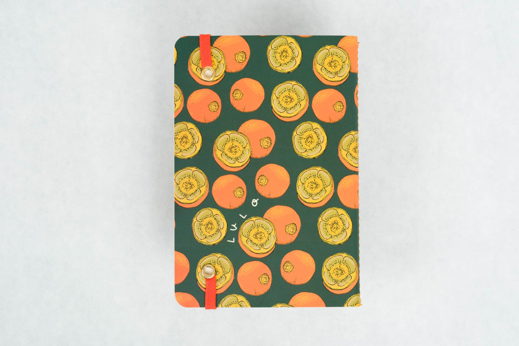 small pocket notebook Colombian lulo BOGOTÁ CHIRRIADAS