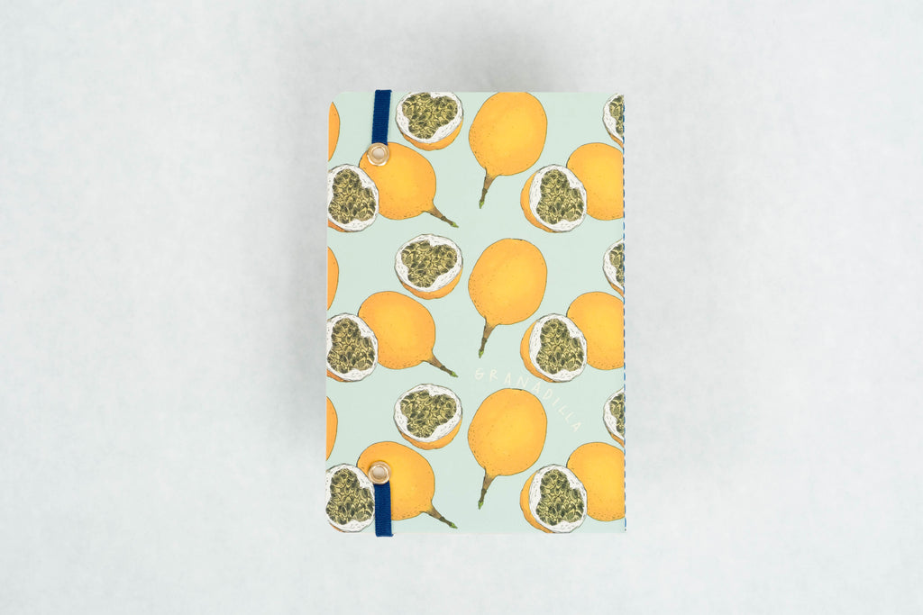 small pocket notebook passion fruit Colombian granadilla BOGOTÁ CHIRRIADAS
