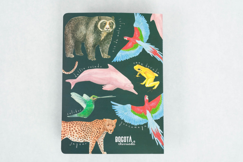 medium notebook Colombian fauna BOGOTÁ CHIRRIADAS