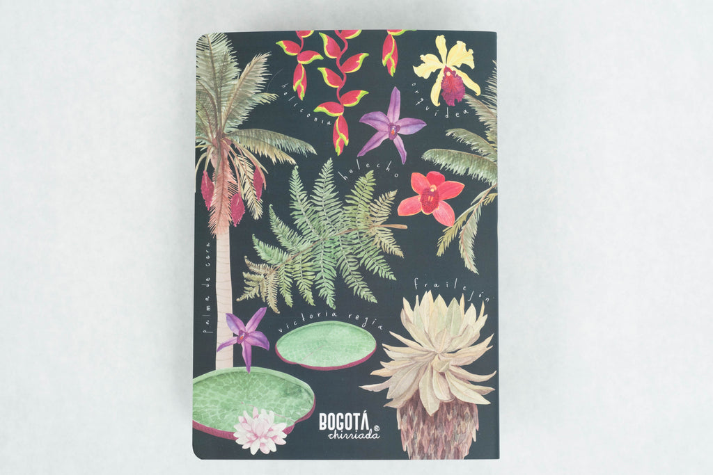 medium notebook Colombian flora BOGOTÁ CHIRRIADAS