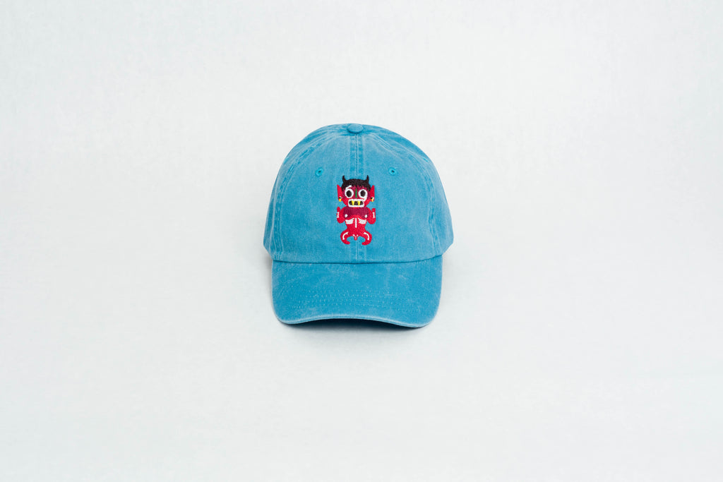blue dad hat xochipilli BORN IN 69
