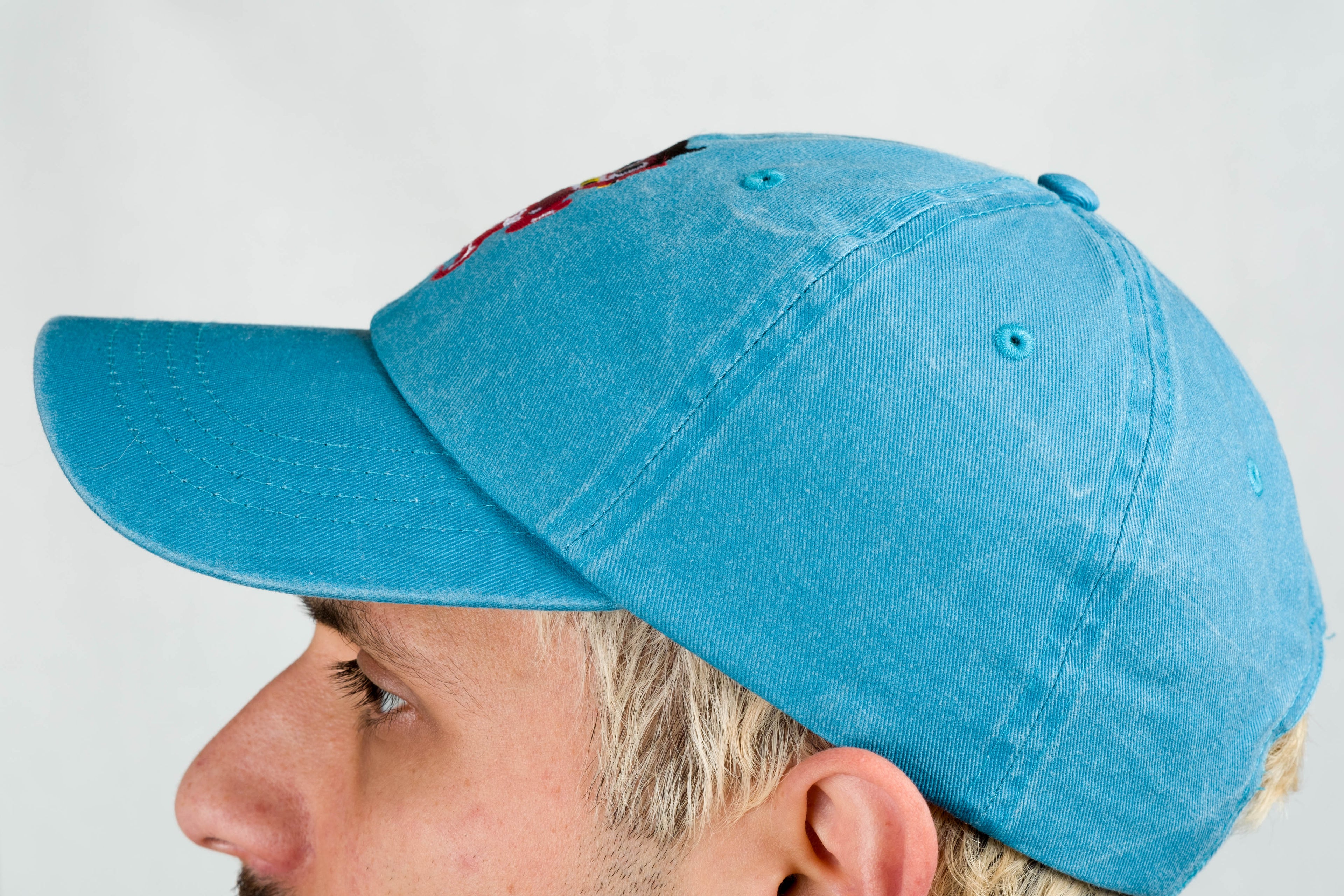 blue dad hat xochipilli BORN IN 69