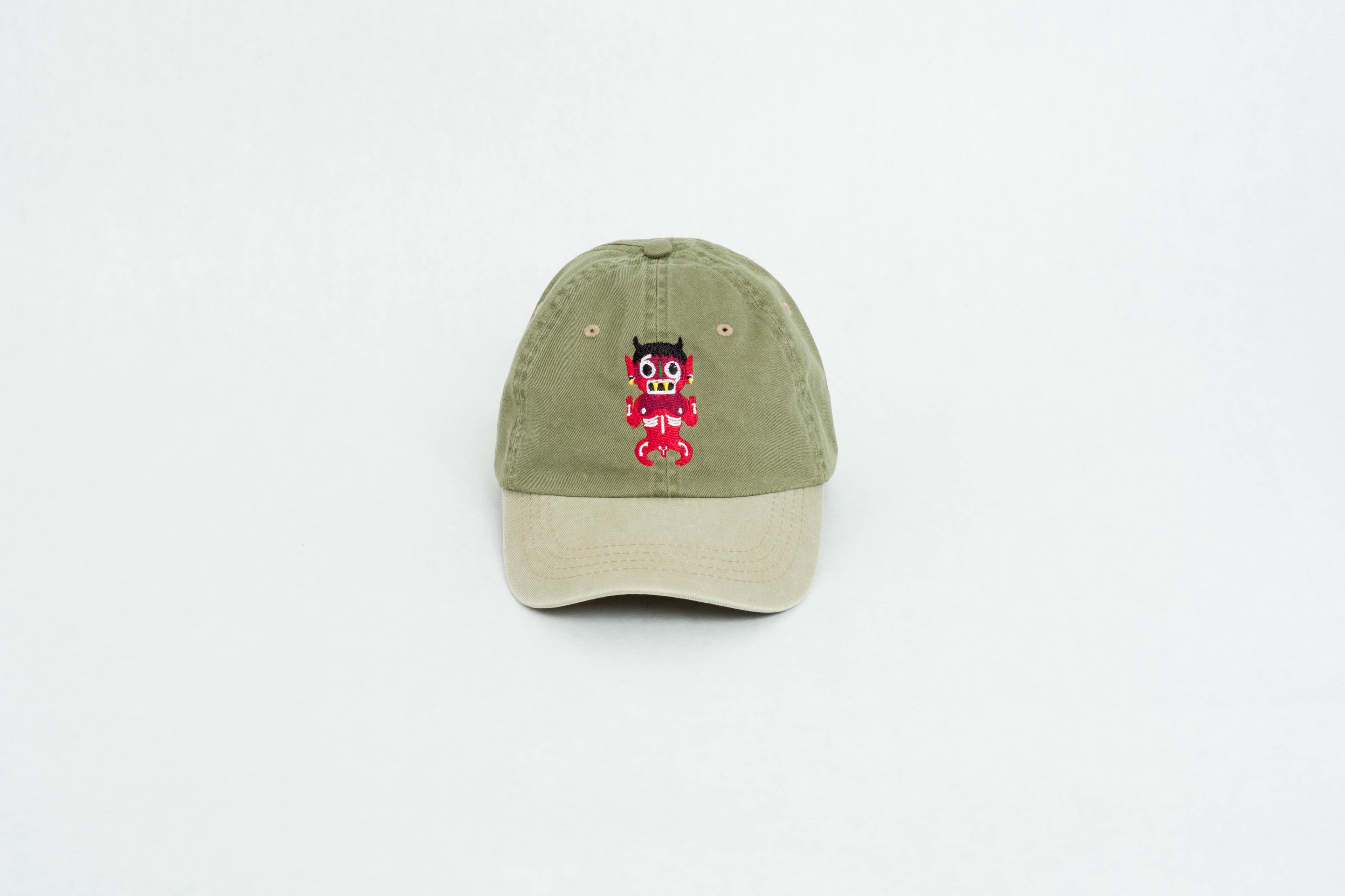 green dad hat xochipilli BORN IN 69