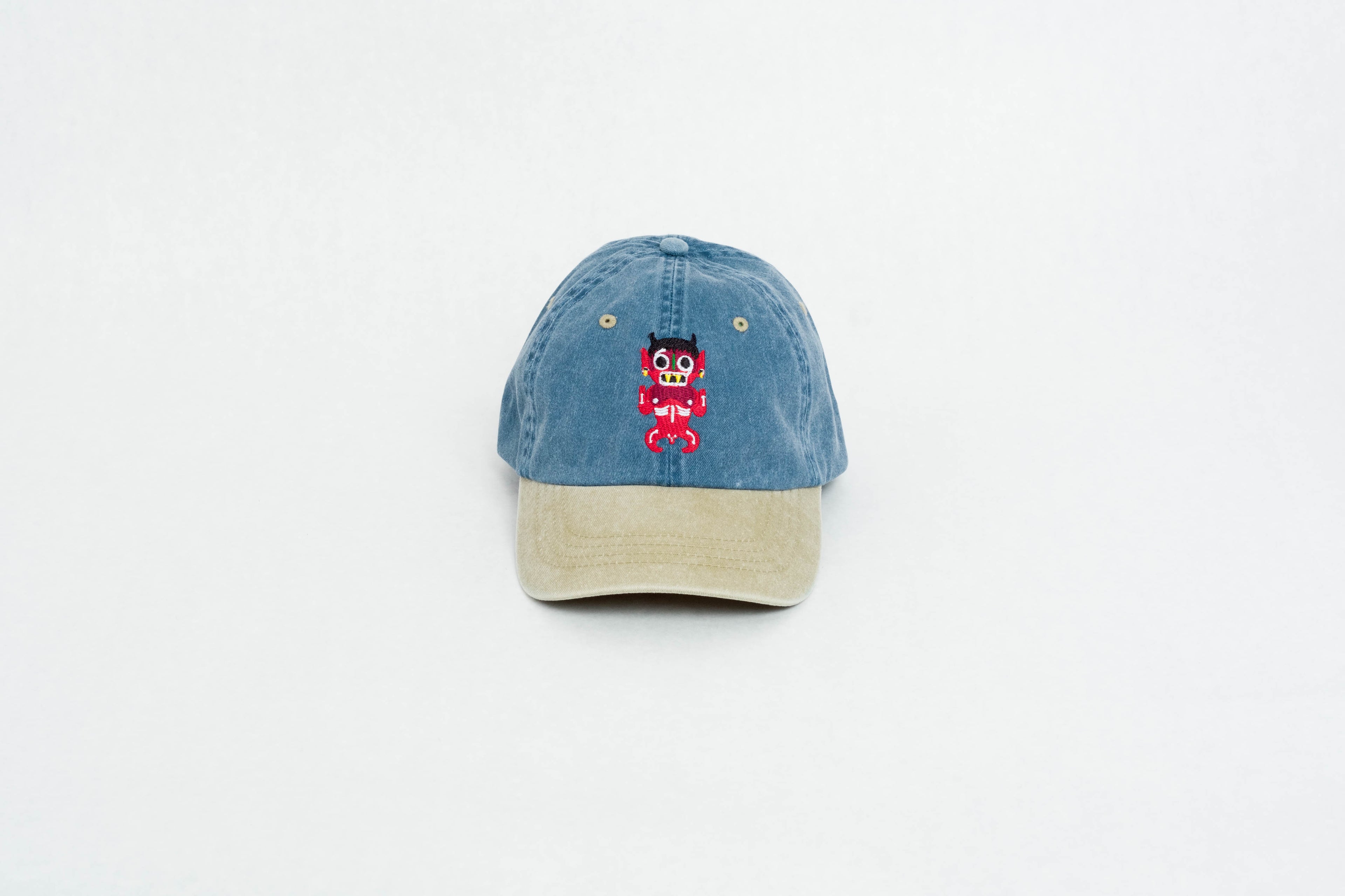 navy blue dad hat xochipilli BORN IN 69