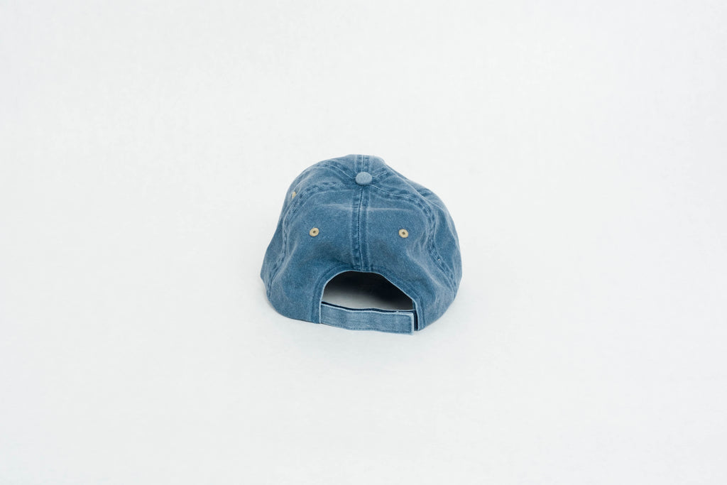 navy blue dad hat xochipilli BORN IN 69