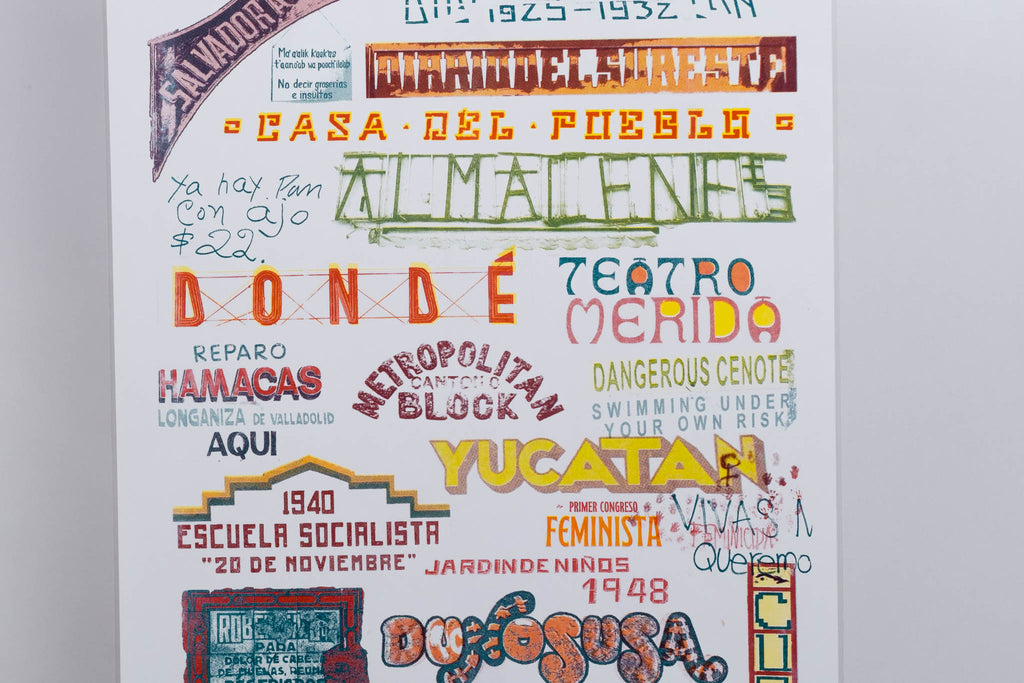 print letreros callejeros de Mérida RICARDO CARDONA