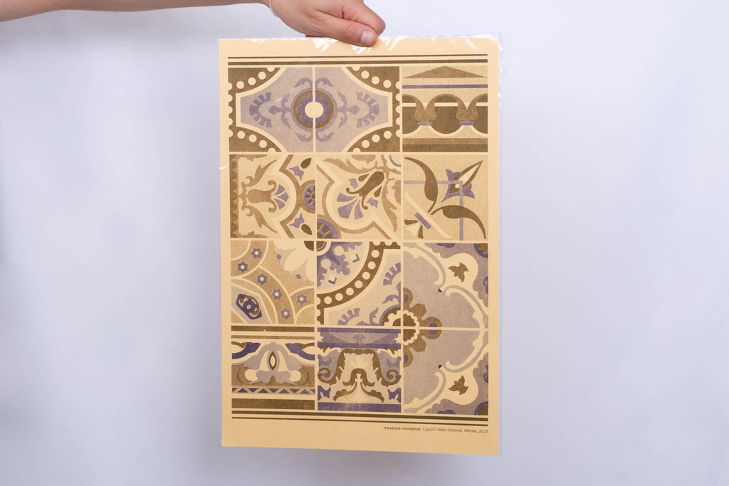 print mosaicos de Yucatán tabloid MARIKO LUGO