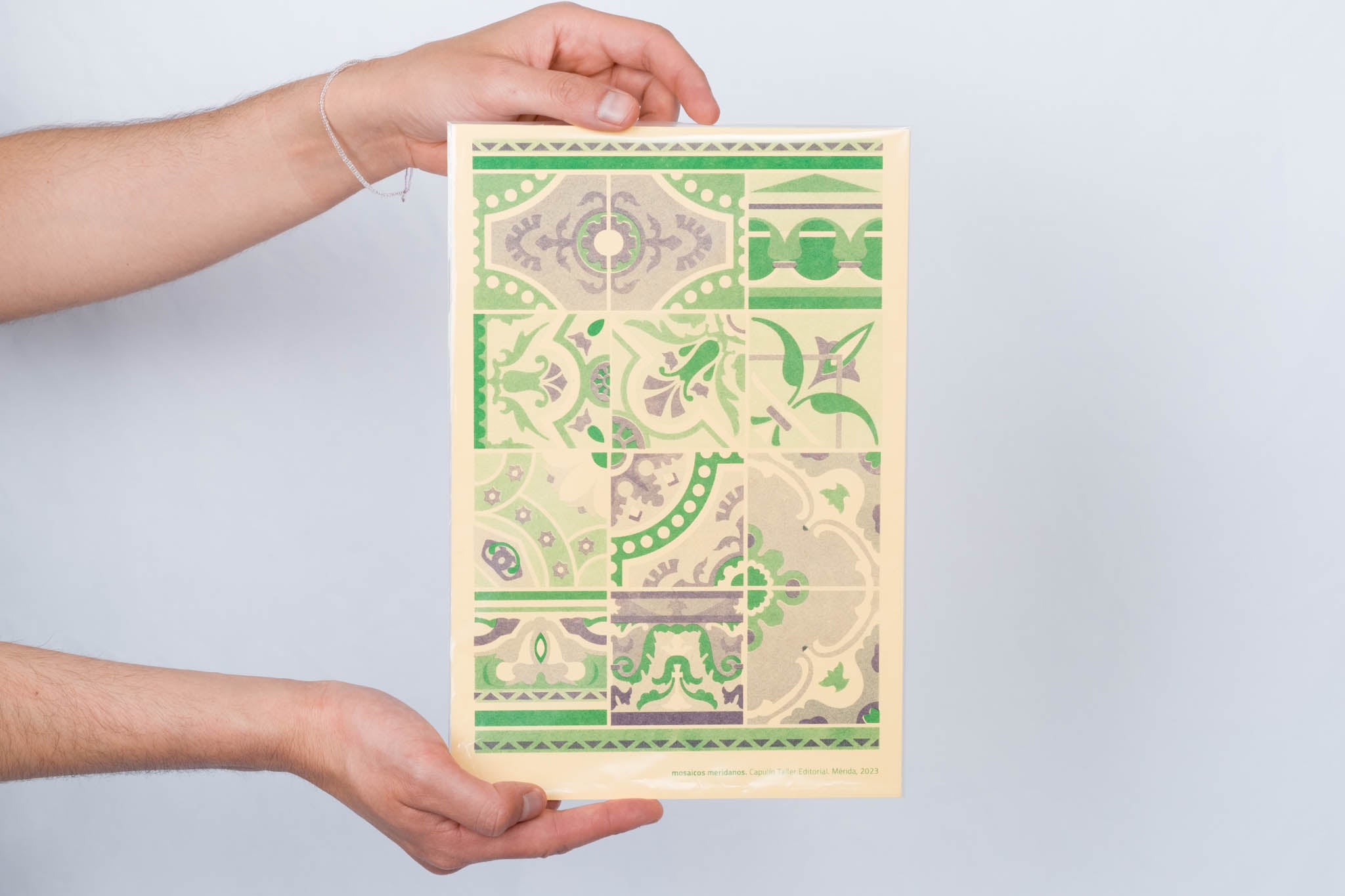print mosaicos de Yucatán letter sized MARIKO LUGO