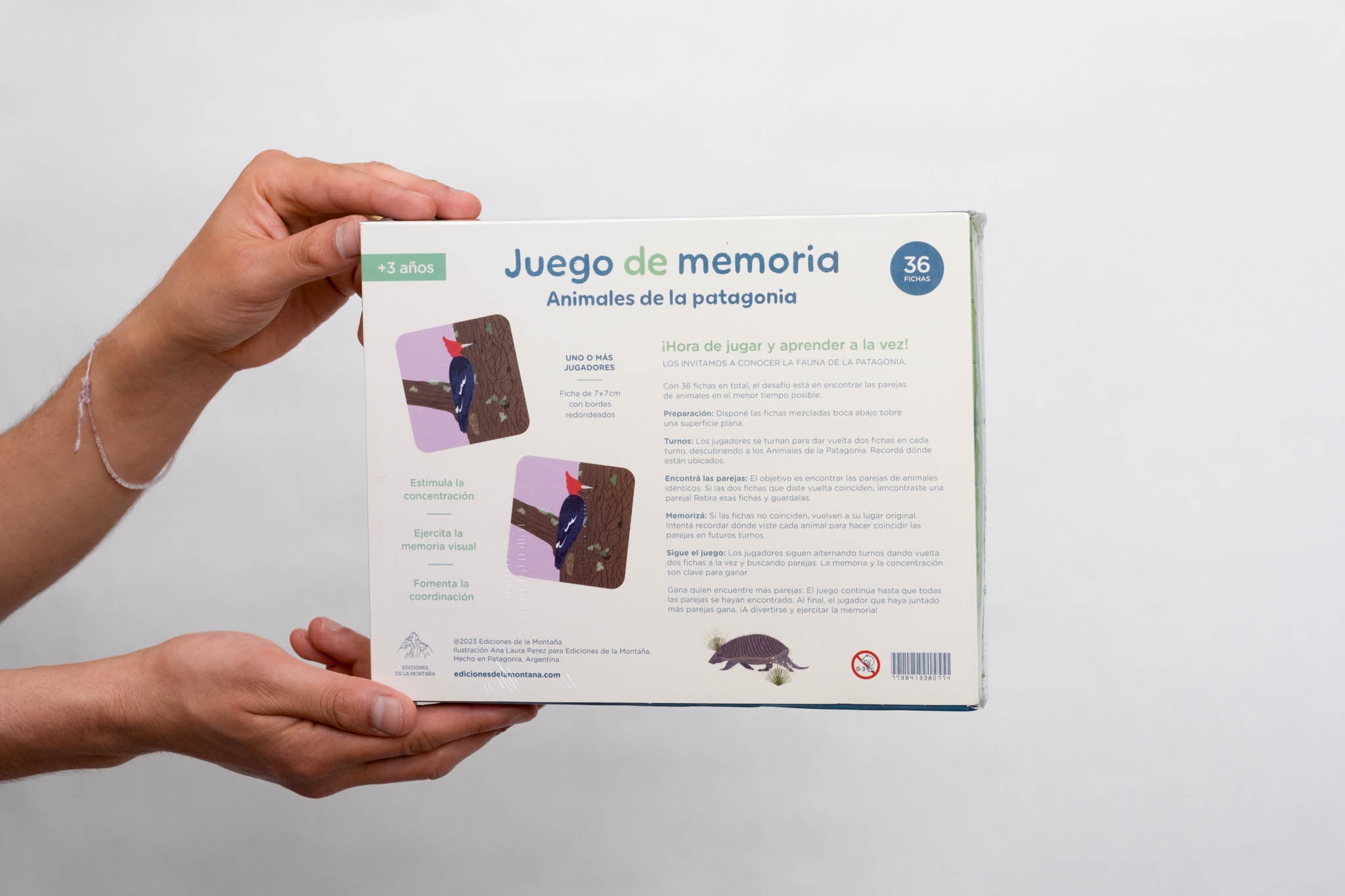 memory game Patagonia animals EDICIONES DE LA MONTAÑA