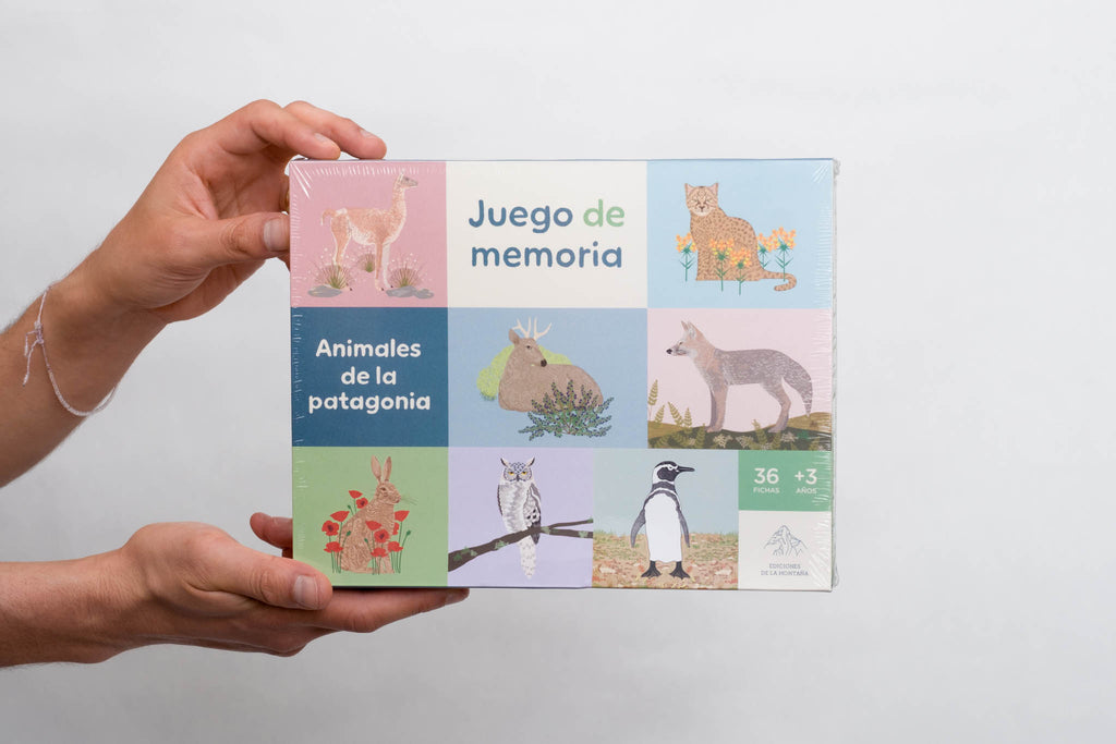 memory game Patagonia animals EDICIONES DE LA MONTAÑA