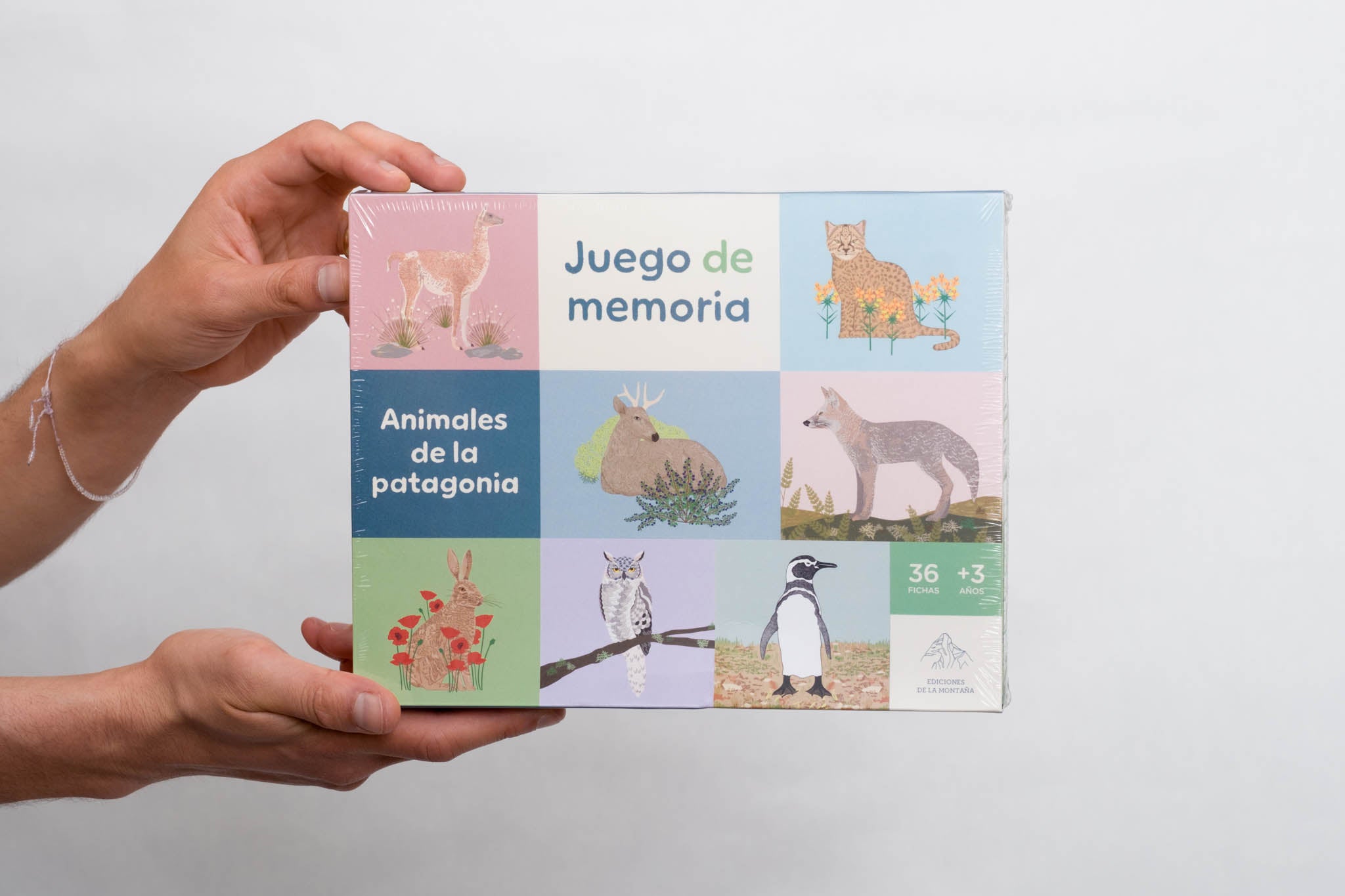 memory game Patagonia animals EDICIONES DE LA MONTAÑA
