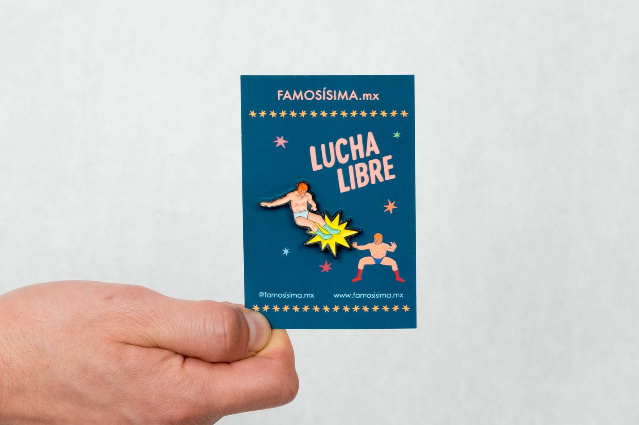 pin lucha libre FAMOSÍSIMA